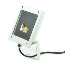 LED Strahler 12W IP65, weiß flaches Design 3500 K