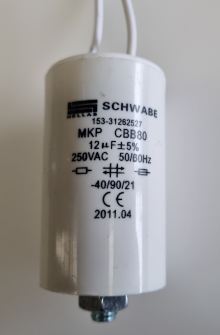Schwabe Kondensator MKP CBB80 12µF