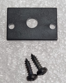 Aluprofil - Endkappe  Mini Profil mit Loch schwarz
