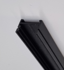 Aluprofil-Aufbau Profi -Mini 2m ,12 x18 mm schwarz