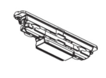 Elektrischer Verbinder 3-Phasen,silbergrau DALI 
