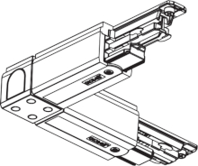 Eckverbinder , weiß DALI , XTSC634-3 Innen