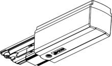 Endeinspeisung , schwarz DALI , XTSC612-3 links